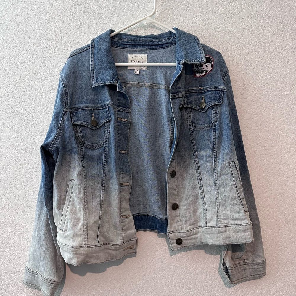 Torrid ombré denim jacket